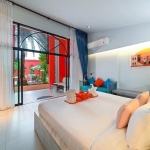 24-Bedroom Boutique Villa & Hotel Resort in Thalang, Phuket bedroom with poolside terrace PSR-THA-642