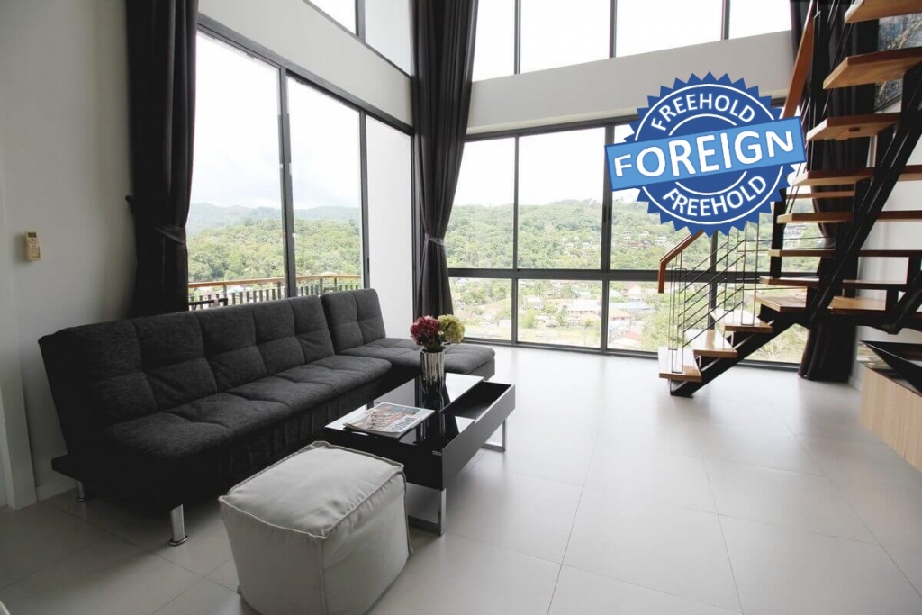 2 Bedroom Foreign Freehold Duplex Penthouse Condo for Sale near Kamala Beach, Phuket