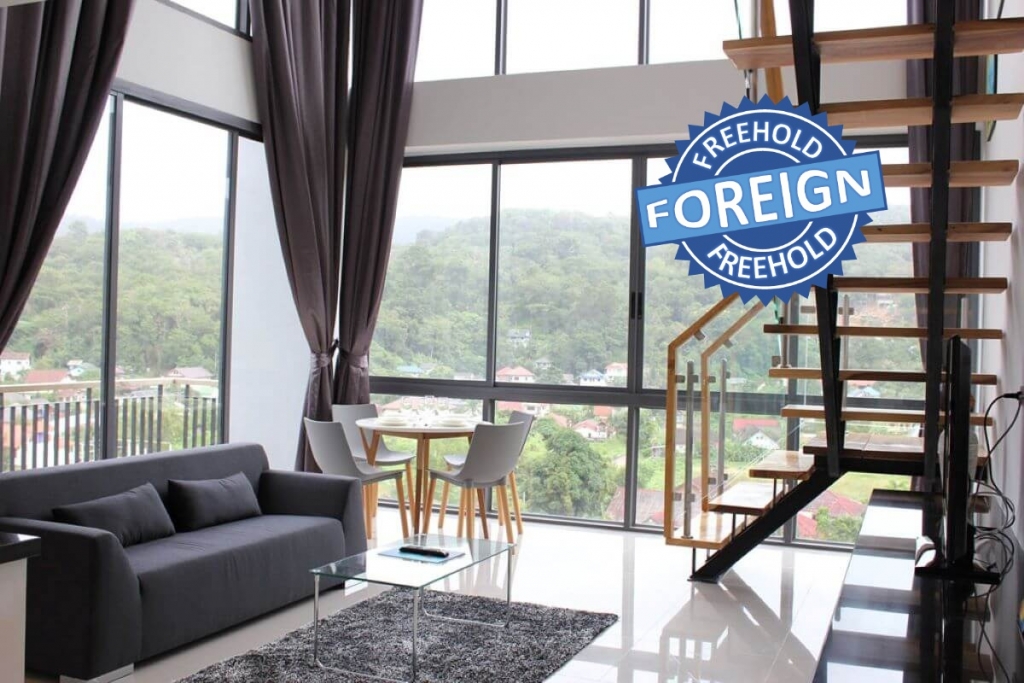 2 Schlafzimmer Foreign Freehold Duplex Penthouse Eigentumswohnung zum Verkauf im Icon Park in der Nähe von Kamala Beach, Phuket