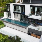 3-bedroom sea view pool villa near Layan Beach, Phuket exterior view PSV-LAY-632