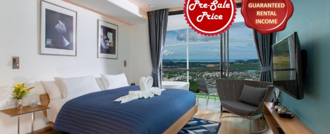 Studio Sea View Freehold Hotel Condo for Sale in Chalong, Phuket