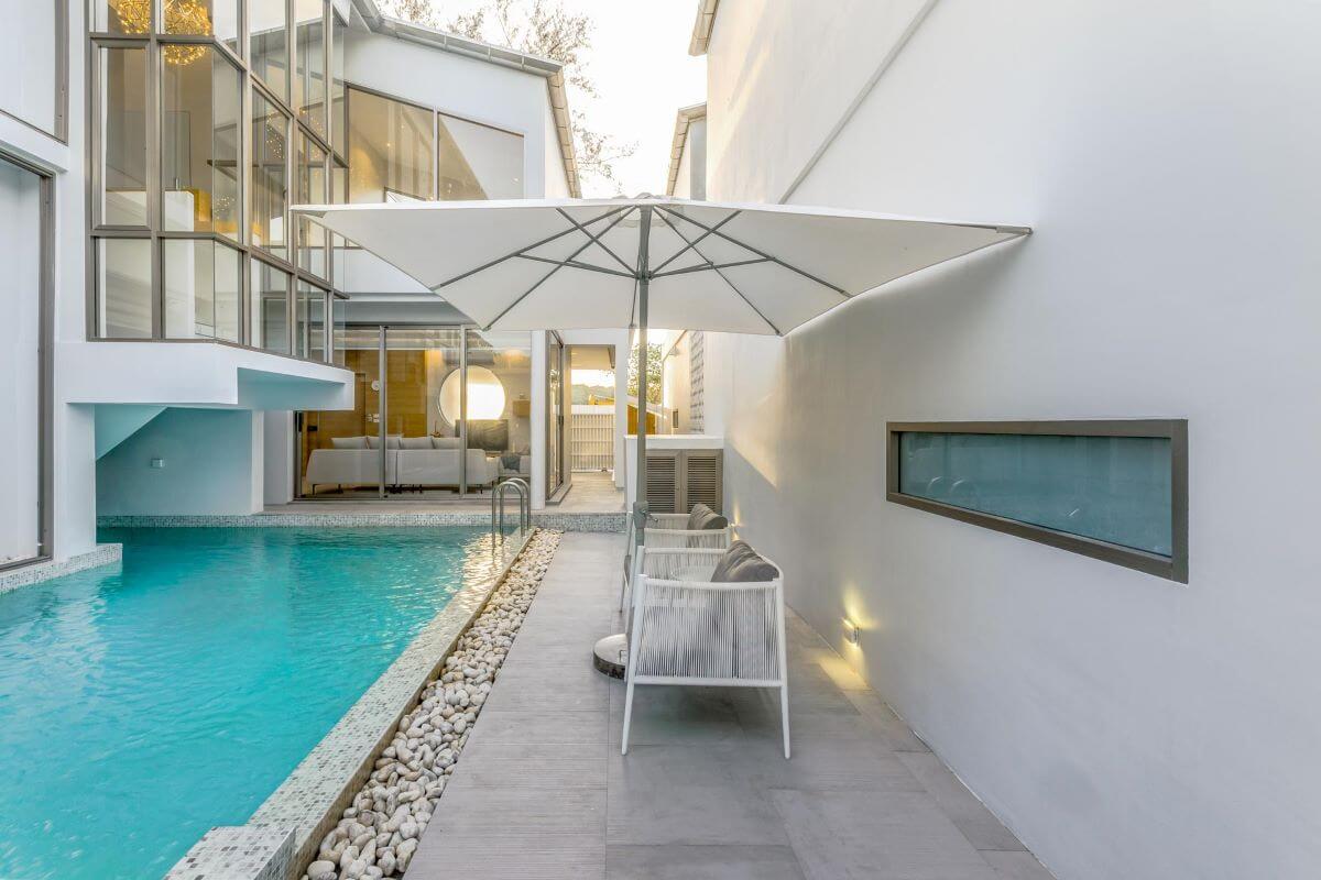 3 Bedroom Modern Minimalist Pool Villa for Sale in Cherng Talay, Phuket