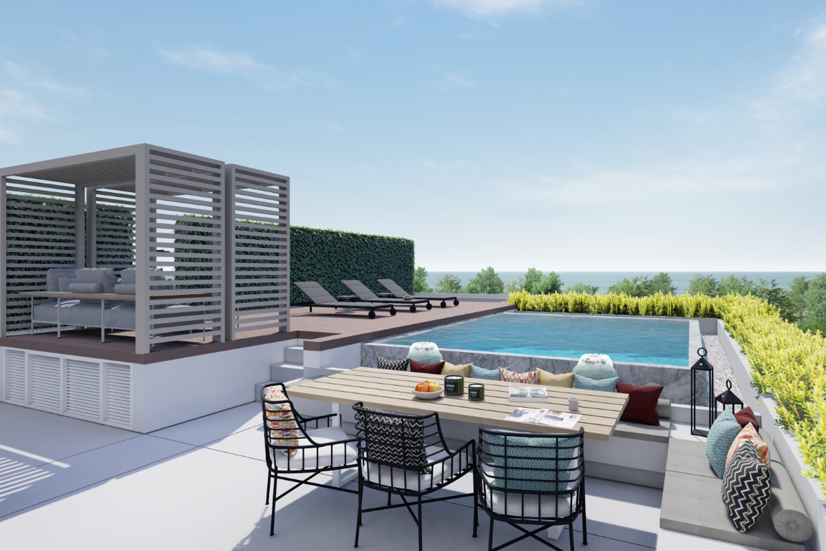 3 Bedroom Penthouse Condo with Private Pool for Sale 400M Walk to Bang Tao Beach, Phuket