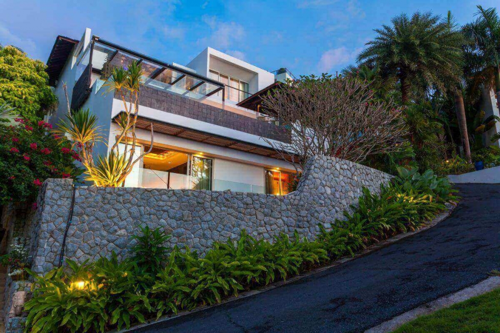 3 Bedroom Sea View Luxury Pool Villa for Sale at Surin Heights Surin Beach, Phuket