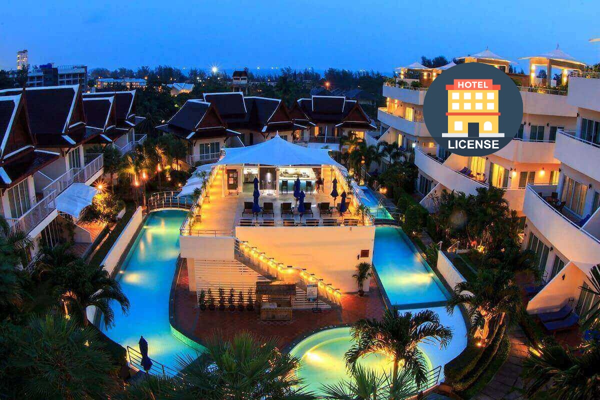 82 Room 4 Star Family Apartment Resort with Hotel License for Sale near Karon Beach, Phuket