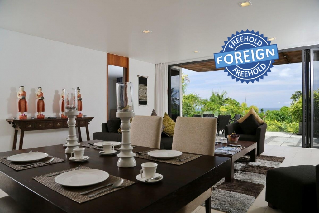 2 Schlafzimmer Sea View Foreign Freehold Condo zum Verkauf in The Heights in der Nähe von Kata Beach, Phuket