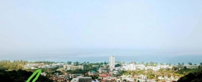 3,532 sqm or 2 Rai 83 sqw Sea View Land for Sale on Karon Hill near Karon Beach, Phuket