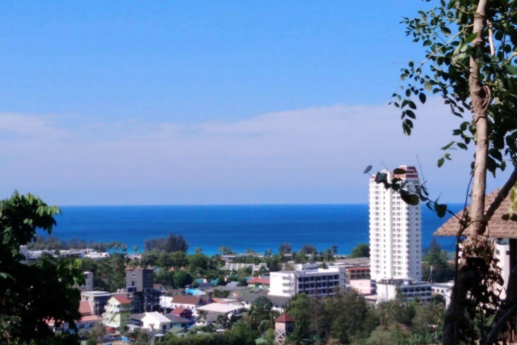 4 Rai or 6400 sqm sea view hillside land for sale by owner near Karon Beach Phuket