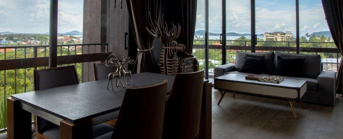 2 Bedroom Sea View Fully Furnished Corner Condo for Sale at Saturdays in Rawai, Phuket
