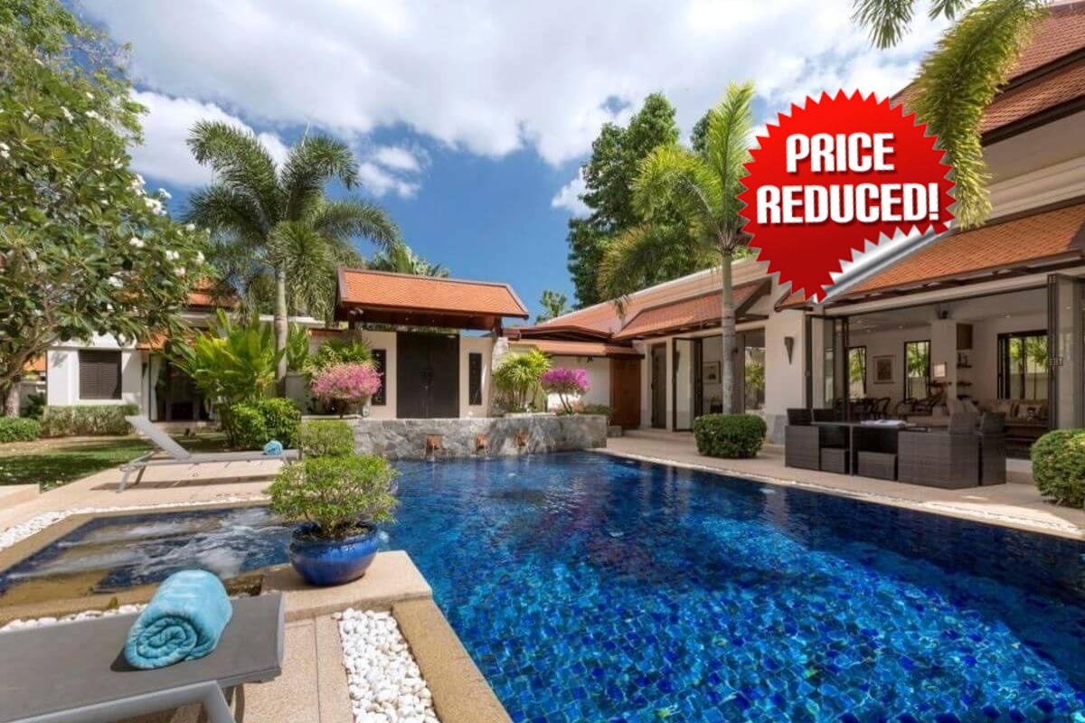 5 Bedroom Pool Villa near Laguna & Bang Tao Beach for Sale at Sai Taan in Bang Tao, Phuket