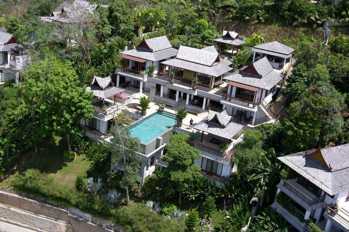 6 Bedroom Panoramic Sea View Luxury Pool Villa for Sale at Ayara near Surin Beach, Phuket