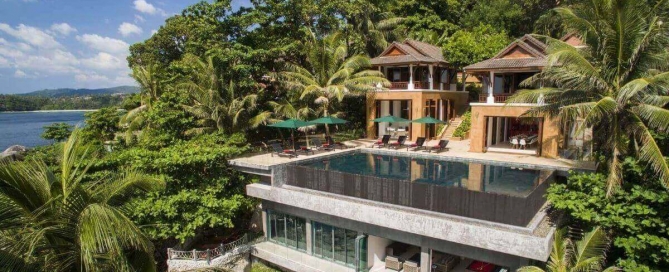 8 Bedroom Luxury Pool Villa with Direct Ocean Access for Sale by Owner Walk to Kata Beach, Phuket