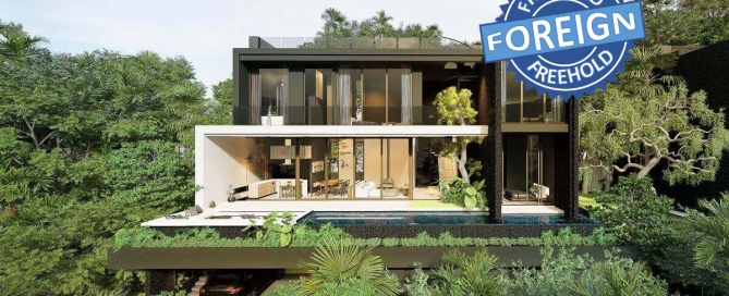 3-4 Bedroom Foreign Freehold Condo Pool Villa for Sale near Layan Beach, Phuket