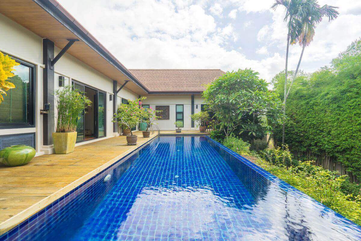5 Bedroom Balinese Style Pool Villa for Sale Walk to Nai Harn Lake & Nai Harn Beach, Phuket