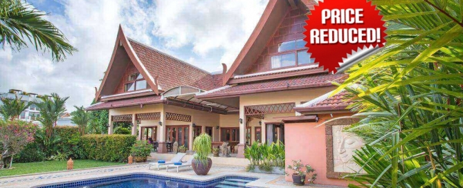 5 Bedroom Pool Villa with Double Height Ceilings on Large Plot for Sale in Soi Saiyuan in Rawai, Phuket