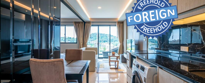 1 Bedroom Foreign Freehold Sea View Condo with Balcony Jacuzzi for Sale by Owner at Panora near Surin Beach, Phuket