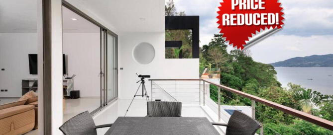 3 Bedroom Sea View Pool Villa for Sale by Owner near Amari Hotel Overlooking Patong Beach, Phuket
