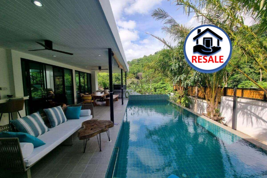 4 Bedroom Brand New Modern Pool Villa for Sale by Owner near International School of Phuket in Rawai