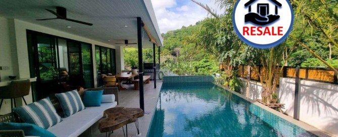 4 Bedroom Brand New Modern Pool Villa for Sale by Owner near International School of Phuket in Rawai