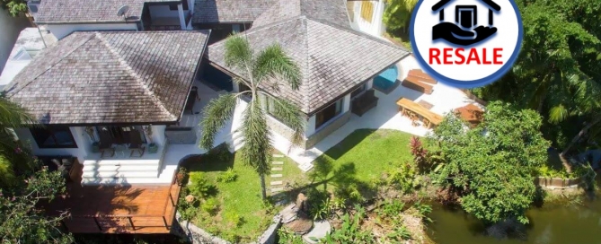 5 Bedroom Lakeside Pool Villa for Sale at Surin Springs Walk 9 Minutes to Surin Beach, Phuket