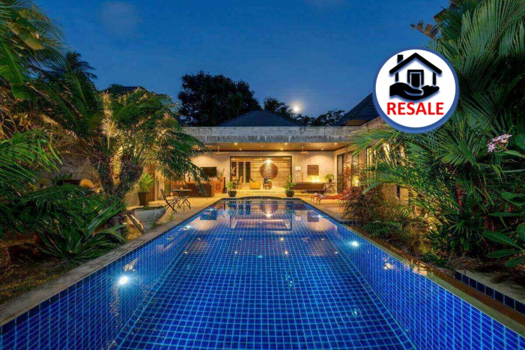 5 卧室单层家庭别墅，带大型游泳池，在普吉岛拉威的住宿度假村附近出售