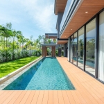 4-bedroom pool villas in the Laguna Area, Cherng Talay, Phuket pool deck and garden PSV-CHE-902