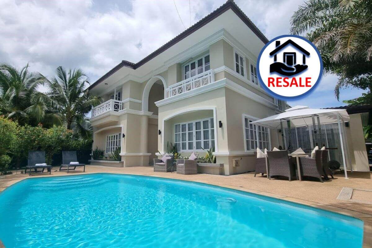 4 Bedroom Family Pool Villa for Sale by Owner at Land & House near BCIS in Chalong, Phuket