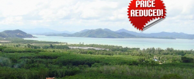 11.2 Rai (17,920 Sqm) Sea View Land for Sale near Mission Hills Golf Course in Thalang, Phuket