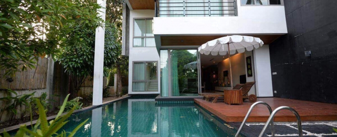 3 Bedroom Sea View Townhouse Pool Villa for Sale 100 Metres to Friendship Beach in Rawai, Phuket