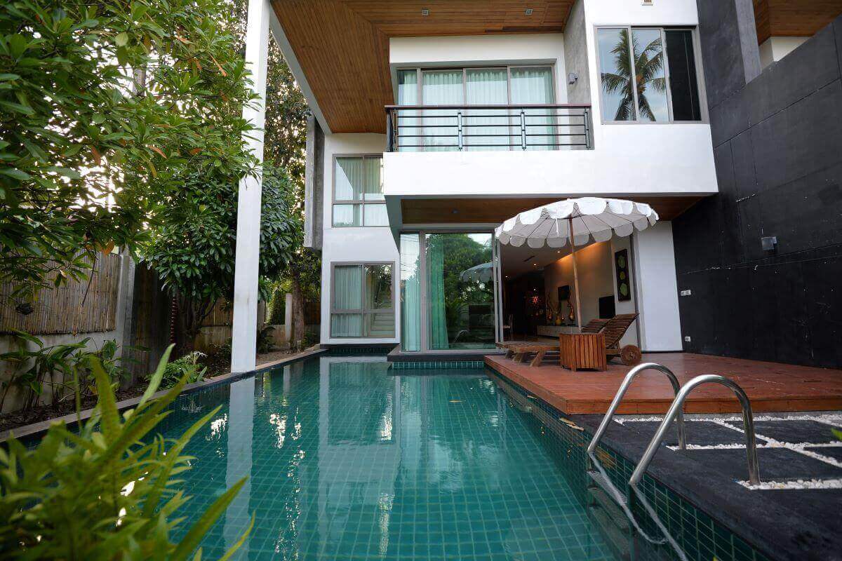 3 Bedroom Sea View Townhouse Pool Villa for Sale 100 Metres to Friendship Beach in Rawai, Phuket