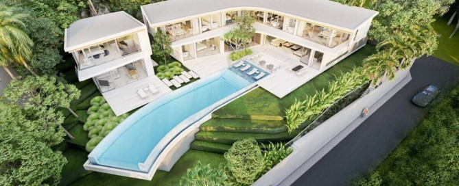 5 Bedroom Sea View Hilltop Luxury Pool Villa for Sale near Karon Beach, Phuket