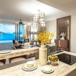 2-3 bedroom condos and penthouses with private pool in Laguna Phuket kitchen and dining PSC-LAG-956