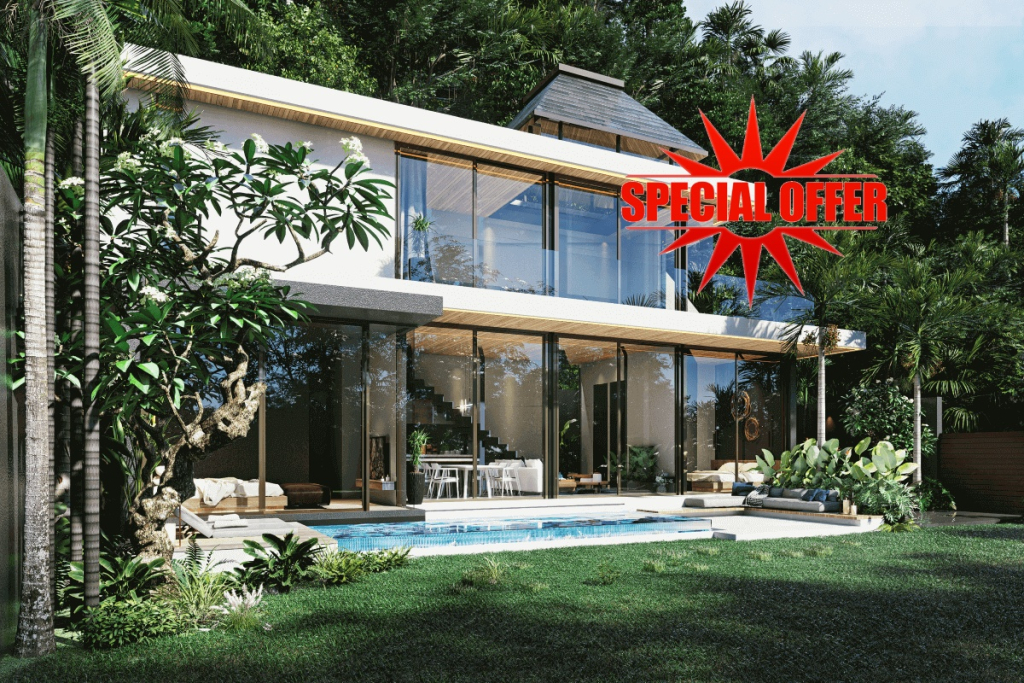 3 Bedroom Ultra-Modern Tropical Pool Villa for Sale near Nai Thon Beach, Phuket
