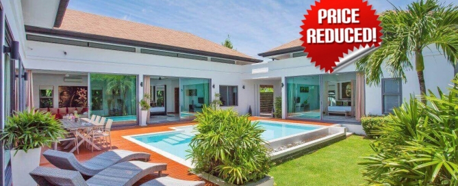 4 Bedroom Villa with Huge 12 x 4 Metre Saltwater Pool For Sale in Rawai, Phuket