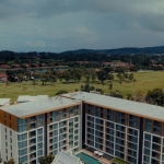 1-bedroom resort condos for sale in the Laguna area near Bang Tao Beach, Phuket aerial view PSC-BAN-976