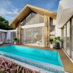 3-bedroom pool villa in the Laguna Area in Cherng Talay, Phuket pool deck PSV-CHE-973