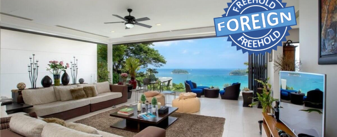 3 Bedroom Sea View Foreign Freehold Penthouse Pool Condo for Sale at The Heights near Kata Beach, Phuket