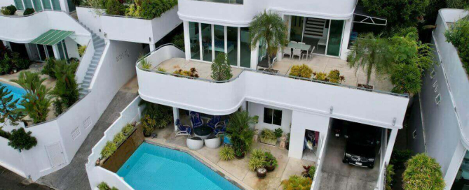 3 Bedroom Pool Villa with Distant Sea Views & Private Lift for Sale near BCIS in Chalong, Phuket