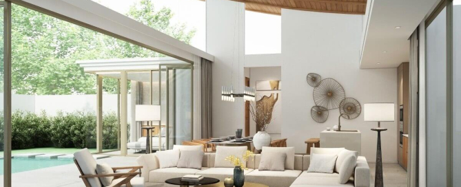 3-5 Bedroom Modern Tropical Pool Villa with Solar Power System for Sale 10 Mins to UWC in Thalang, Phuket