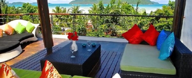 3 Bedroom Sea View Townhouse Pool Villa for Sale Walk to Friendship Beach in Rawai, Phuket