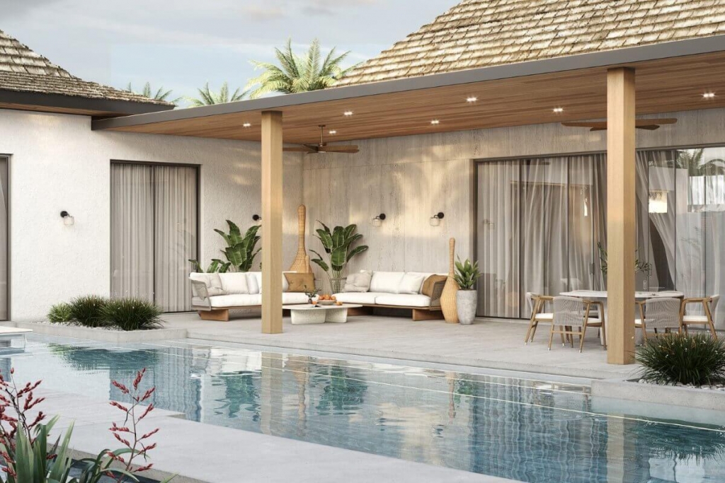 3-4 Bedroom Smart Home Pool Villa for Sale near Laguna in Cherng Talay, Phuket