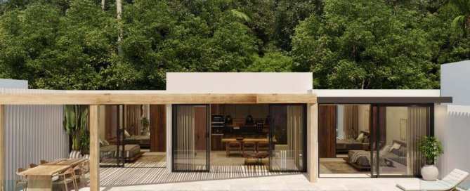 2 Bedroom Affordable Boho Tropical Modern Pool Villa for Sale Cherng Talay, Phuket