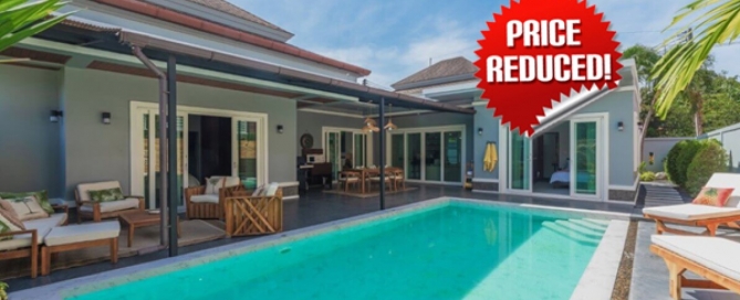 3 Bedroom Modern Balinese Inspired Pool Villa for Sale by Owner in Soi Pattana in Rawai, Phuket