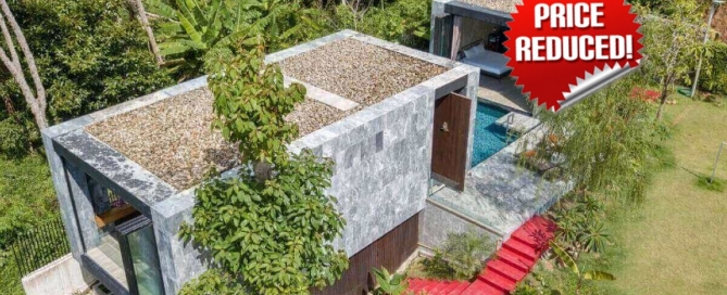 2 Bedroom Hillside Retreat Pool Villa with Partial Sea Views for Sale near Kamala Beach, Phuket