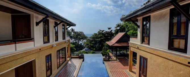 Poolvilla mit 4-5 Schlafzimmern und Meerblick und Zugang zu den Einrichtungen des Resorts vom Eigentümer zu verkaufen. Zu Fuß zum Kata Beach, Phuket
