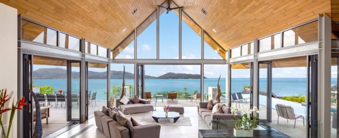 5 Bedroom 270 Degree Sea View Luxury Pool Villa on Large 3,000 Sqm Plot for Sale on Kamala Headland, Phuket