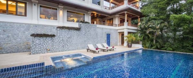 5 Bedroom Hillside Pool Villa on a Large Plot For Sale at Lakewood Hills near Layan Beach, Phuket