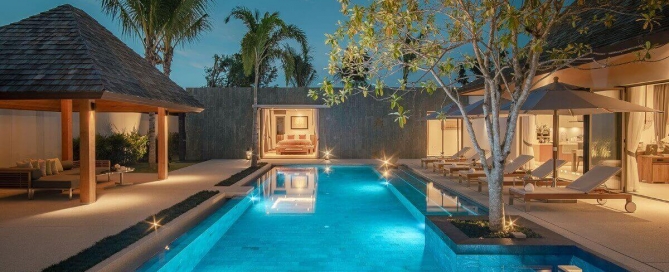 4 Bedroom Luxury Thai Balinese Pool Villa on Large Plot For Sale 10 Minutes to UWC in Thalang, Phuket