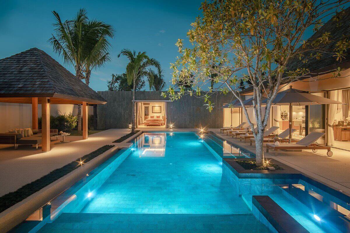 4 Bedroom Luxury Thai Balinese Pool Villa on Large Plot For Sale 10 Minutes to UWC in Thalang, Phuket