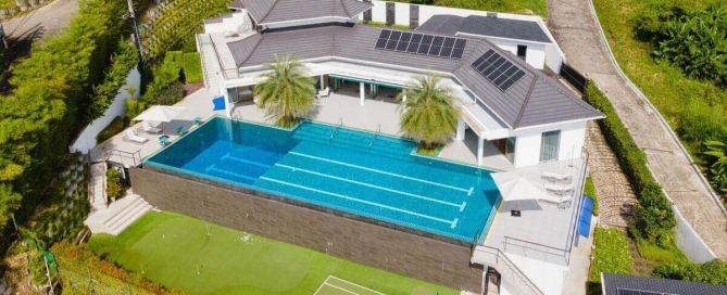 4 Bedroom Sea View Pool Villa on Large 2,100 Sqm Plot For Sale in Chalong, Phuket